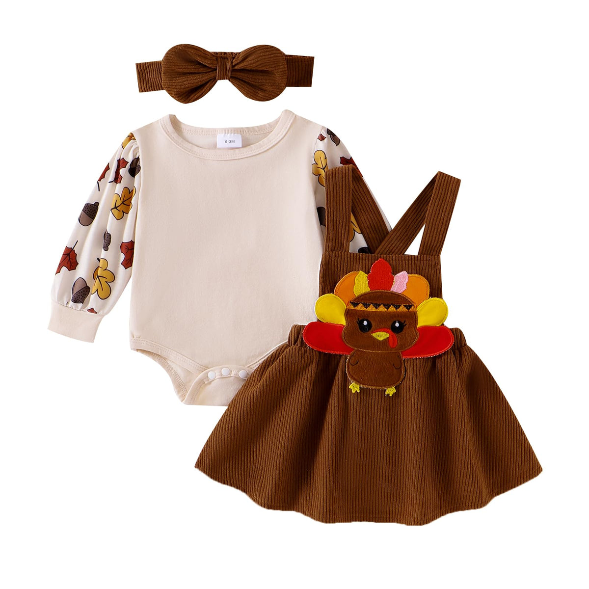 Festive Baby Girl Holiday Outfit Set