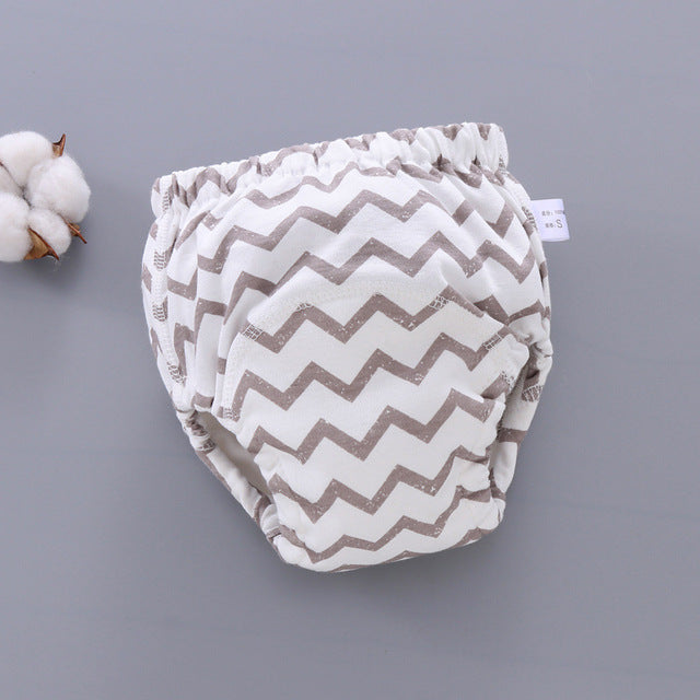 Washable 6-Layer Gauze Pocket Diaper Pants for Babies
