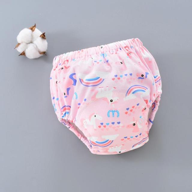 Washable 6-Layer Gauze Pocket Diaper Pants for Babies