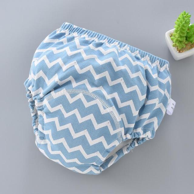 Washable 6-Layer Gauze Pocket Diaper Pants for Babies