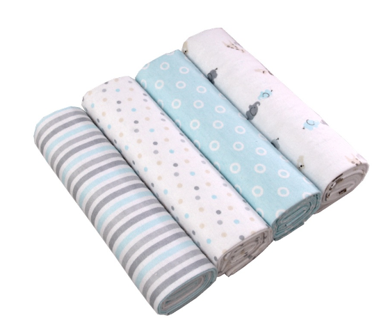 4-Pack Cotton Baby Sheets