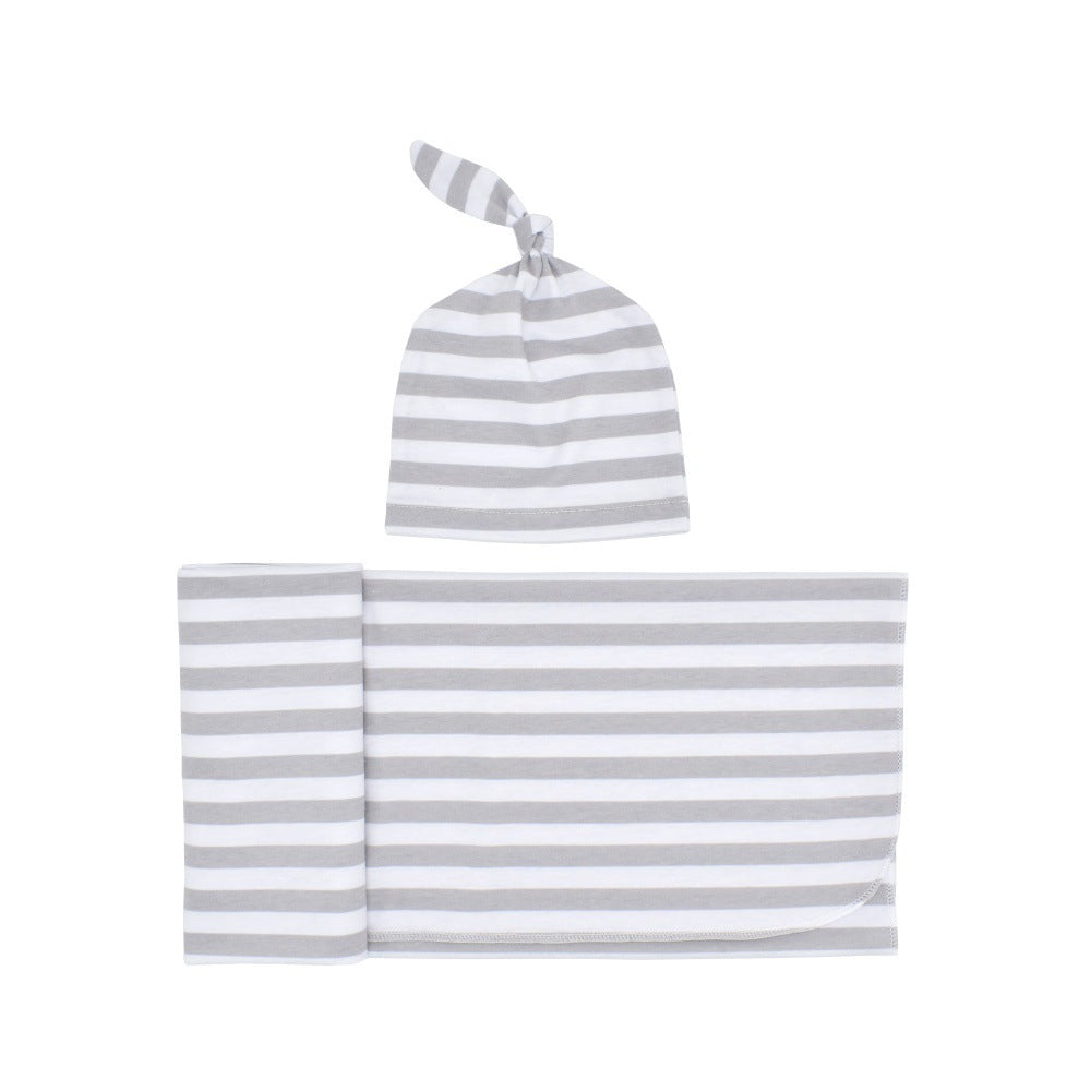 Newborn Patterned Cap 2-Piece Set