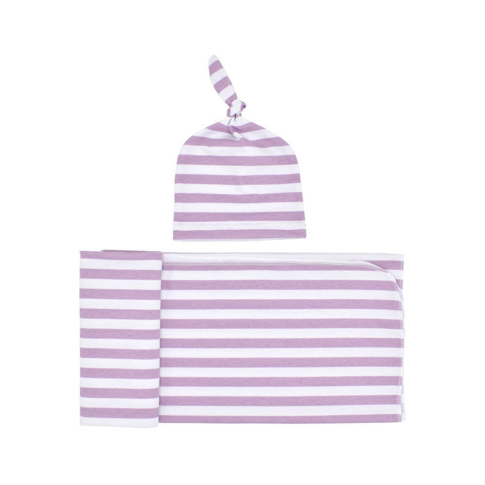 Newborn Patterned Cap 2-Piece Set