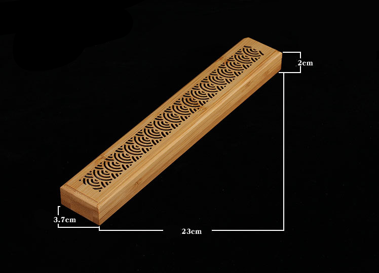 Bamboo Incense Burner With Agarwood Box For Home Use