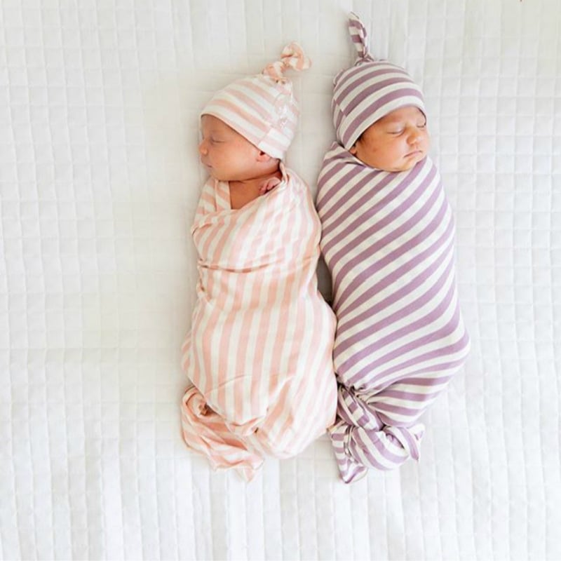 Newborn Patterned Cap 2-Piece Set